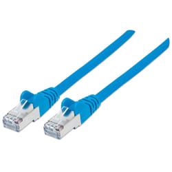 Intellinet 1m Cat6A S/FTP câble de réseau Bleu S/FTP (S-STP)