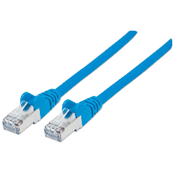 Intellinet 1m Cat6A S/FTP câble de réseau Bleu S/FTP (S-STP)