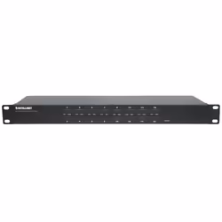 Intellinet 506496 commutateur écran, clavier et souris Grille de montage Noir