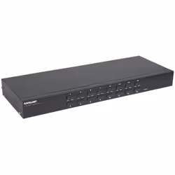 Intellinet 506496 commutateur écran, clavier et souris Grille de montage Noir