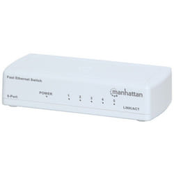 Manhattan 560672 commutateur réseau Non-géré Fast Ethernet (10/100) Blanc