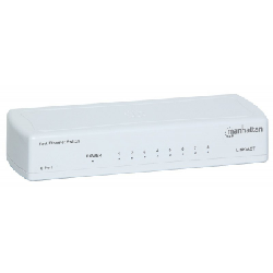 Manhattan 560689 commutateur réseau Non-géré Fast Ethernet (10/100) Blanc
