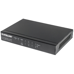 Intellinet 561174 commutateur réseau Gigabit Ethernet (10/100/1000) Connexion Ethernet, supportant l'alimentation via ce port (PoE) Noir