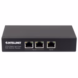 Intellinet 561266 commutateur réseau Non-géré Gigabit Ethernet (10/100/1000) Connexion Ethernet, supportant l'alimentation via ce port (PoE) Noir