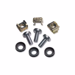 Intellinet 711081, Pack écrou cage, Argent, Métal, Plastique, CE, 10 g