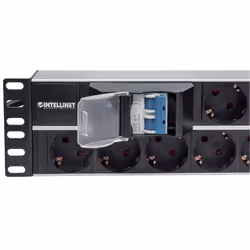Intellinet 714051 unité de distribution d'énergie 15 sortie(s) CA 2U Aluminium, Noir (714051)