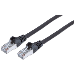 Intellinet 3m Cat6 S/FTP câble de réseau Noir S/FTP (S-STP)