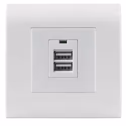 Intellinet 772181, 2x USB, Blanc, 100 - 240 V, 50 - 60, 5 V, 2,1 A