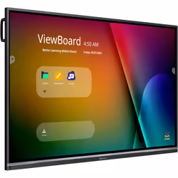 Viewsonic IFP7550-5 tableau blanc interactif et accessoire 190,5 cm (75") 3840 x 2160 pixels Écran tactile Noir HDMI - Vue supplémentaire 2