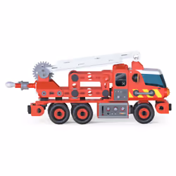 Meccano - CAMION DE POMPIERS JUNIOR - Jeu de Construction Avec Sons, Lumières Et Outils - Camion de pompiers de 150 pièces - Jouet Enfant 5 Ans Et + - Fabriqué en France - Vue supplémentaire 3