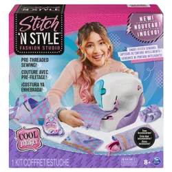 Cool Maker - STITCH'N STYLE FASHION STUDIO - Machine À Coudre Innovante - Créations En Sécurité - Tendance Fun Facile - Accessoires & Transferts Textiles - Jouet Enfant 8 Ans et + - Loisirs Créatifs