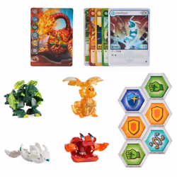 Bakugan Legends 2023 - Coffret Collection De Légende Saison 5 - Coffret Complet Jeu Avec 4 Billes, Des Baku Gear, 6 Bakucore Et 7 Cartes Collection - Dessin Animé - Jouet Enfant 6 Ans Et + - Vue supplémentaire 7