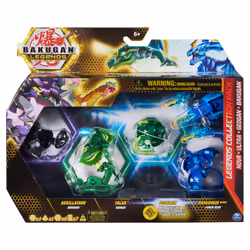 Bakugan Legends 2023 - Coffret Collection De Légende Saison 5 - Coffret Complet Jeu Avec 4 Billes, Des Baku Gear, 6 Bakucore Et 7 Cartes Collection - Dessin Animé - Jouet Enfant 6 Ans Et + - Vue supplémentaire 9