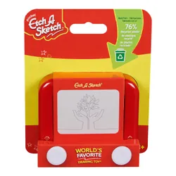 ETCH A SKETCH - Etch A Sketch Version Recyclable - Créez Des Dessins A L'Infini Avec L' Ardoise Magique - Format Voyage A Emporter Partout - Jouet Enfant 3 Ans Et + - Loisirs Créatifs Jouet De Dessin