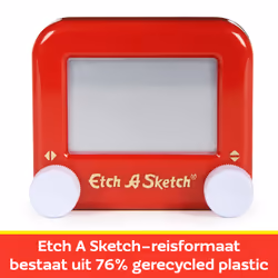 ETCH A SKETCH - Etch A Sketch Version Recyclable - Créez Des Dessins A L'Infini Avec L' Ardoise Magique - Format Voyage A Emporter Partout - Jouet Enfant 3 Ans Et + - Loisirs Créatifs Jouet De Dessin - Vue supplémentaire 2