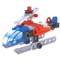 Meccano - MES PREMIÈRES CONSTRUCTIONS JUNIOR - Voiture de course, Moto, Hélicoptère ou Bulldozer - Jeu de Construction - 6055090 - Modèle aléatoire - Jouet Enfant 5 Ans et + - Vue supplémentaire 8