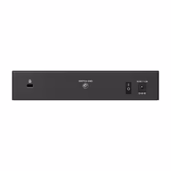D-Link DGS-1008P commutateur réseau Non-géré Gigabit Ethernet (10/100/1000) Connexion Ethernet, supportant l'alimentation via ce port (PoE) Noir (DGS-1008P)