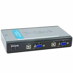 D-Link DKVM-4U commutateur écran, clavier et souris Gris, Argent