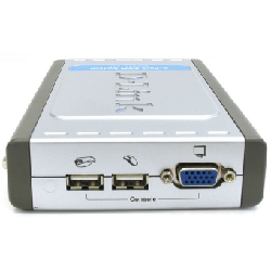D-Link DKVM-4U commutateur écran, clavier et souris Gris, Argent