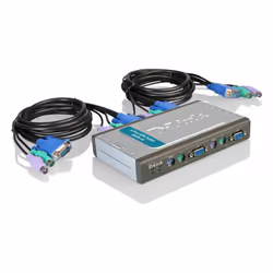D-Link DKVM-4U commutateur écran, clavier et souris Gris, Argent - Vue supplémentaire 4