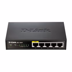 D-Link DES-1005P, Non-géré, Full duplex, Connexion Ethernet, supportant l'alimentation via ce port (PoE)