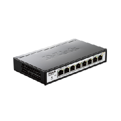 D-Link DGS-1100-08 Géré Gigabit Ethernet (10/100/1000) Noir