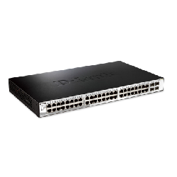 D-Link DGS-1210-52 commutateur réseau Géré L2 Gigabit Ethernet (10/100/1000) Noir 1U