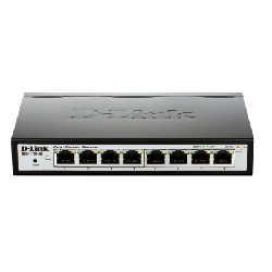 D-Link DGS-1100-08 commutateur réseau Géré L2 Gigabit Ethernet (10/100/1000) Noir