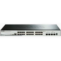 D-Link DGS-1510-28X 28-Port Gigabit Stackable Smart Managed Switch including 4 10G SFP+ (DGS-1510-28X)