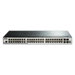 D-Link DGS-1510-52X commutateur réseau Géré L3 Gigabit Ethernet (10/100/1000) Noir 1U