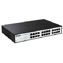 D-Link EasySmart Géré L2 Gigabit Ethernet (10/100/1000) Connexion Ethernet, supportant l'alimentation via ce port (PoE) Noir, Gris