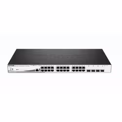 D-Link DGS-1210-28MP, Géré, L2, Gigabit Ethernet (10/100/1000), Connexion Ethernet, supportant l'alimentation via ce port (Po ...