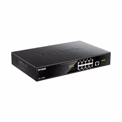 D-Link DGS-1010MP, Non-géré, Gigabit Ethernet (10/100/1000), Full duplex, Connexion Ethernet, supportant l'alimentation via c ...