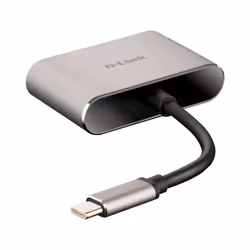 D-Link DUB-V210 câble vidéo et adaptateur 0,11 m HDMI + VGA (D-Sub) Gris