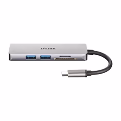 D-Link DUB-M530 station d'accueil Avec fil USB 3.2 Gen 1 (3.1 Gen 1) Type-C Aluminium, Noir (DUB-M530)