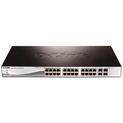 D-Link DGS-1210-28P, Géré, L2, Gigabit Ethernet (10/100/1000), Connexion Ethernet, supportant l'alimentation via ce port (PoE ...