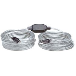 Manhattan 510424 câble USB 11 m USB 2.0 USB A USB B Argent