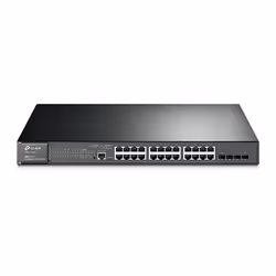 TP-Link T2600G-28MPS (TL-SG3424P), Géré, L2, Gigabit Ethernet (10/100/1000), Connexion Ethernet, supportant l'alimentation vi ...