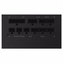 Gigabyte P750GM unité d'alimentation d'énergie 750 W 20+4 pin ATX ATX Noir (GP-P750GM) - Vue supplémentaire 6