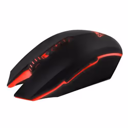 Patriot Memory Viper V530, Droitier, Optique, USB Type-A, 4000 DPI, Noir, Rouge