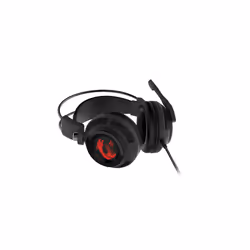MSI DS 502 écouteur/casque Avec fil Arceau Jouer Noir, Rouge