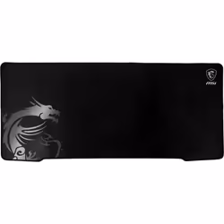 MSI Agility GD70, Noir, Image, Tissu, Caoutchouc, Soie, Tapis de souris de jeu