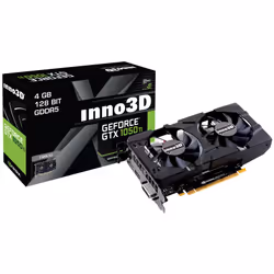 Inno3D N105T-1DDV-M5CM, GeForce GTX 1050 Ti, 4 Go, GDDR5, 128 bit, 7680 x 4320 pixels, PCI Express x16 3.0