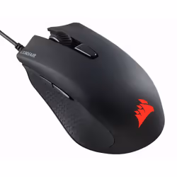 Corsair Harpoon RGB Pro, Droitier, Optique, USB Type-A, 12000 DPI, Noir