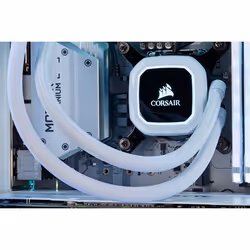Corsair Hydro Series H100i RGB PLATINUM SE Processeur All-in-one liquid cooler 12 cm - Vue supplémentaire 2