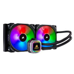 Corsair H115i Processeur Refroidisseur de liquide tout-en-un 14 cm Noir, Blanc