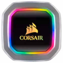 Corsair H115i Processeur Refroidisseur de liquide tout-en-un 14 cm Noir, Blanc