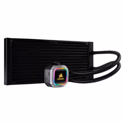Corsair H115i Processeur Refroidisseur de liquide tout-en-un 14 cm Noir, Blanc