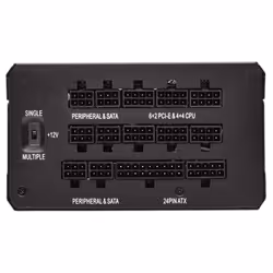 Corsair HX1200 unité d'alimentation d'énergie 1200 W 20+4 pin ATX ATX Noir (CP-9020140-EU)