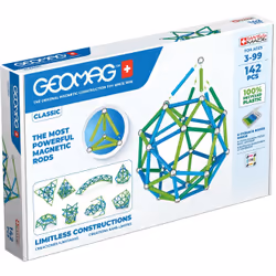 Geomag Classic GM274, Jouet à aimant néodyme, 3 an(s), Multicolore